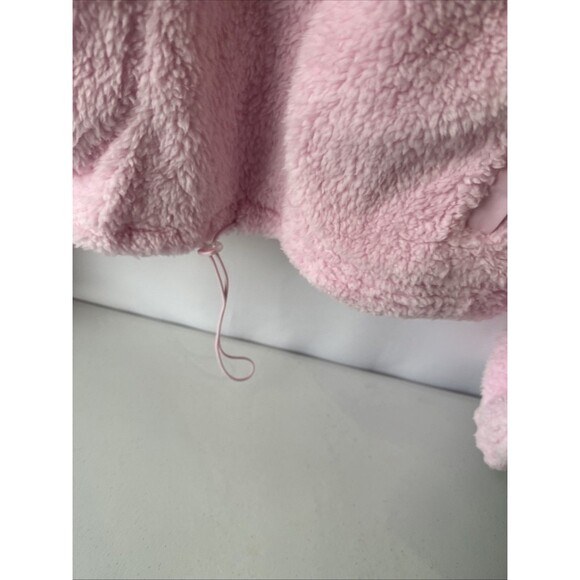 No Boundaries Pink Sherpa Fleece Zip Jacket Women’s Size M Cozy Soft - Picture 5 of 10